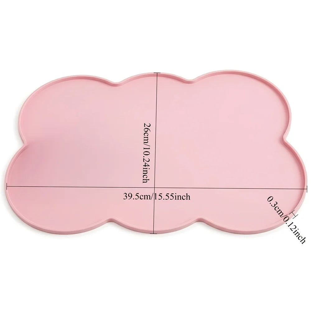 Indoor Pet Mat - Designed for Animals - for Small and Medium-Sized Pets - Compatible with For All Types of Flooring,Dining Mat