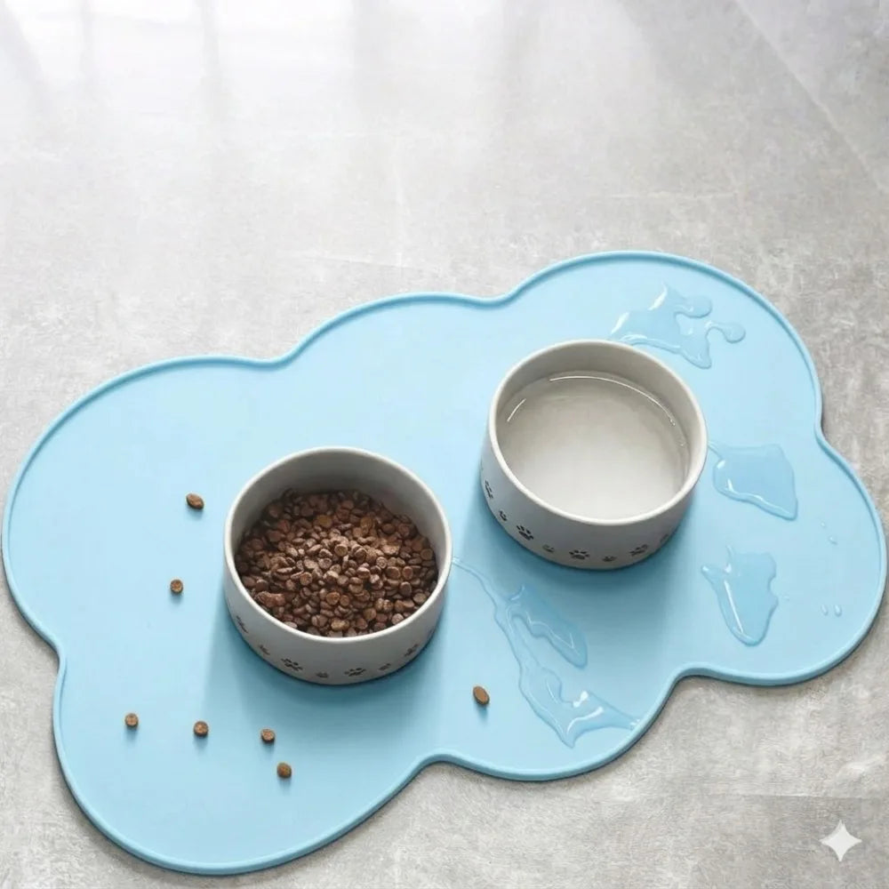 Indoor Pet Mat - Designed for Animals - for Small and Medium-Sized Pets - Compatible with For All Types of Flooring,Dining Mat