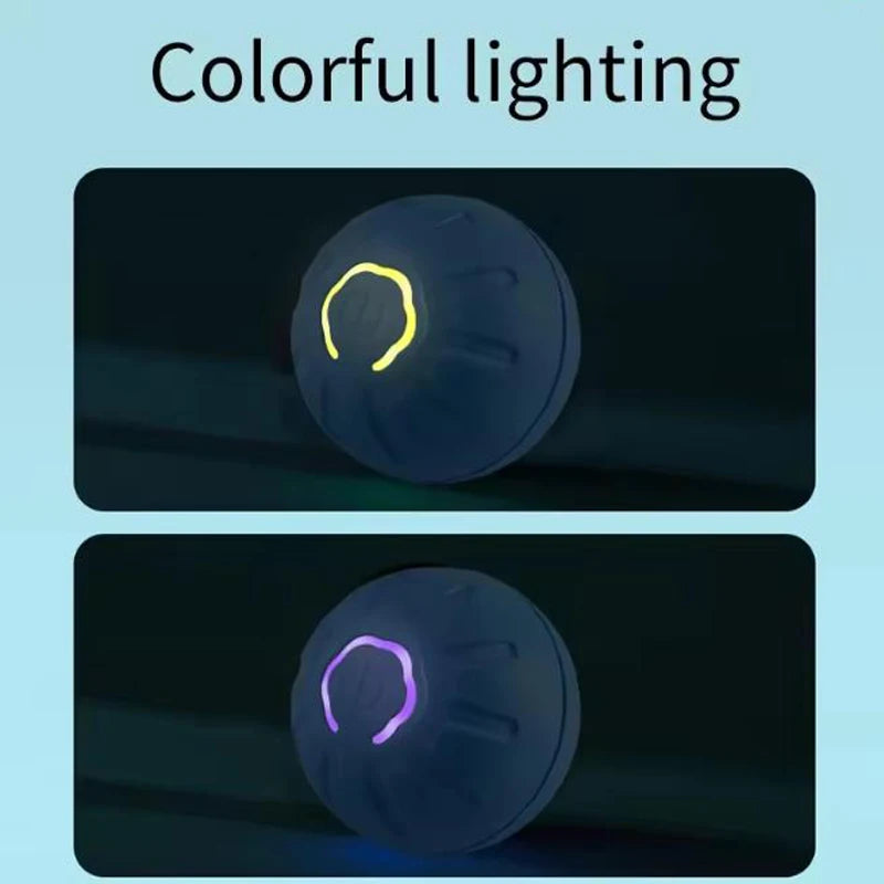 Hot Intelligent pet toy ball electronic pet interactive toy moving ball USB puppy automatic moving bounce gift cat products.