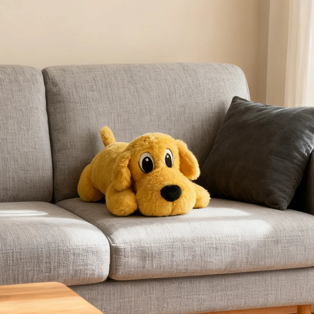 Interactive Soothing Plush Toy for Pets: Double-Layered, Tear-Resistant, Washable, Sound-Making Chew Companion Toy, Suitable for All Dogs and Cats
